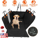 Dog Car Back Seat Cover With Zipper Mesh Window Storage Bags Waterproof 600D Oxford Cloth Car Seat Protector With Slide Flaps For Cars Trucks SUVs by GBruno Store