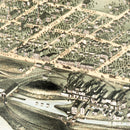 Vintage Map of Catasauqua, Pennsylvania 1873