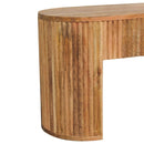 Soba - Straight Media Unit - Oak by Unique Piece Furniture