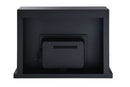 Drisana Mirrored Fireplace - Black by HouseOfZazla