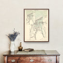 Vintage Map of Dieppe, France 1886