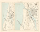 Vintage Map of Boulogne-sur-Mer, France 1884