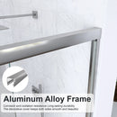 56-60"W x 60"H Semi-Frameless Double Sliding Shower Door by HouseOfZazla