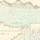 Vintage Map of Lisbon, Portugal 1884
