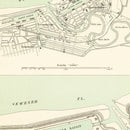 Vintage Map of Bremerhaven, Germany 1886