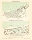 Vintage Map of Bremerhaven, Germany 1886