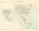 Vintage Map of Barrow, England 1884