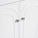 Modern Freestanding Bathroom Vanity With Soft Close Cabinet Doors by HouseOfZazla