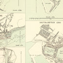 Vintage Map of Dover, England 1884