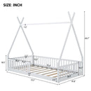 House Shaped Design Bed With Fence by Unique Piece Furniture