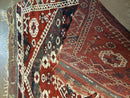 4' X 4' 4" Antique Handmade Turkish Oriental Bergema Wool Veg Dyes Tribal Collectible Rug