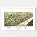 Vintage Map of Charleroi, Pennsylvania 1897
