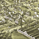 Vintage Map of Charleroi, Pennsylvania 1897