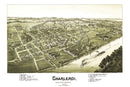 Vintage Map of Charleroi, Pennsylvania 1897