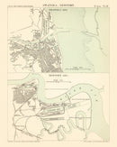 Vintage Map of Swansea, Wales 1885