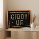 Giddy Up Western Typography