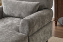Modern Grey Upholstered Chaise Lounge Sofa Recliner by HouseOfZazla