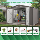 Outdoor Storage Shed With Lockable Doors by HouseOfZazla