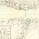 Vintage Map of Liverpool, England 1885