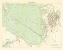 Vintage Map of Saint Petersburg, Russia 1884