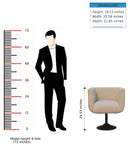 Swivel Chair - Cream by HouseOfZazla
