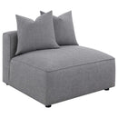 Amherst - Modular Sectional With Cushions - Gray by HouseOfZazla