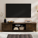 Burlington - Low TV Media Stand - Mahogany by Unique Piece Furniture
