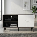 Amidon - TV Stand, With 2 Storage Shelves And 1 Cabinet by Unique Piece Furniture