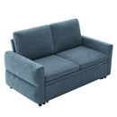 Convertible Sofa Bed Loveseat With Adjustable Backrest And USB Ports by HouseOfZazla