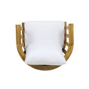 Patio Furniture Set, Outdoor Acacia Wood Patio Club Chair With Table by HouseOfZazla