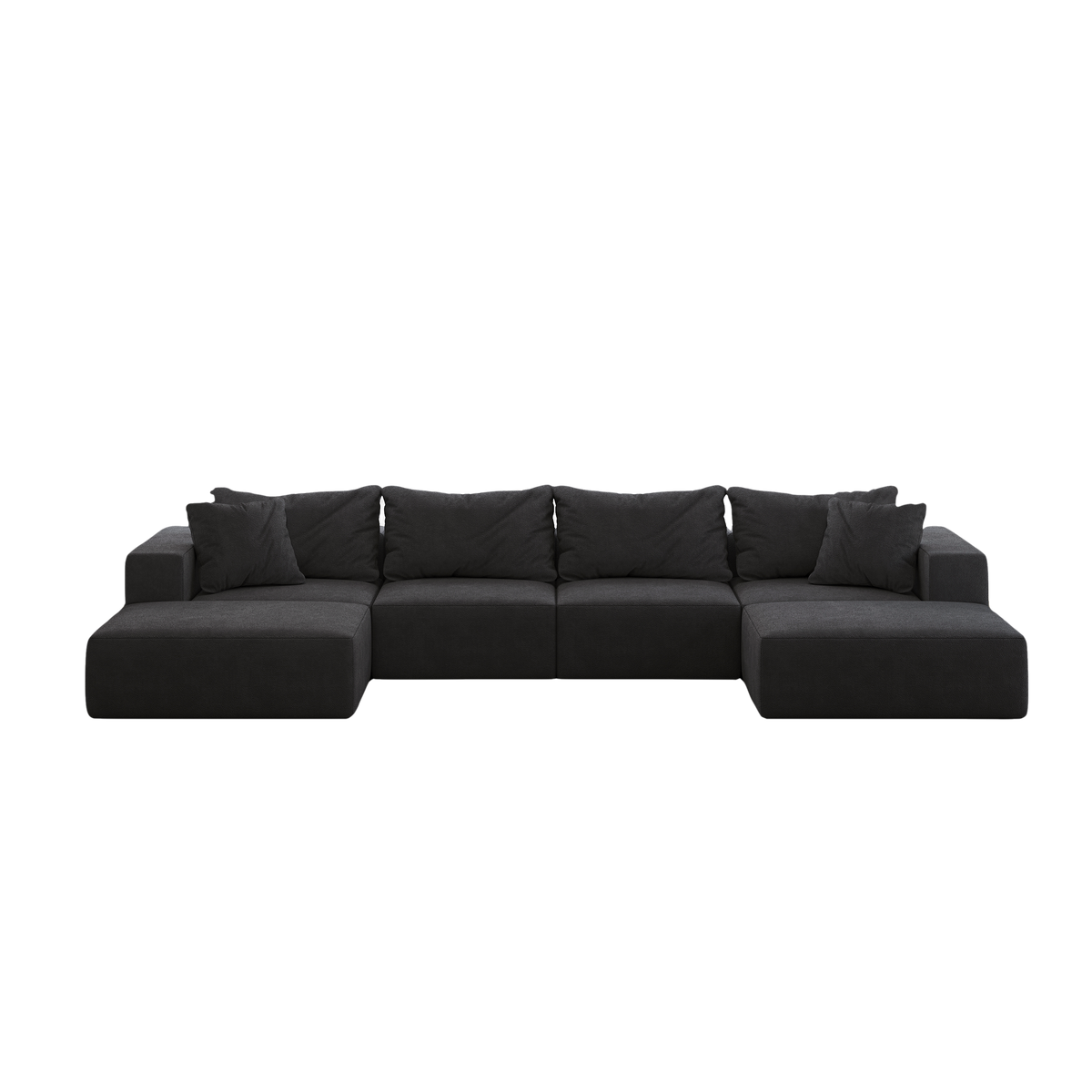 Oversized Sponge Cloud Sofa - Modern Sectional Couch Set, photo 6 of 10