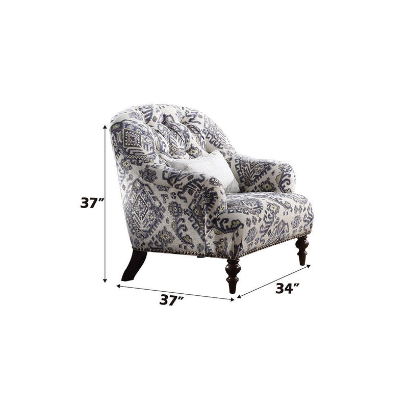 Saira - Chair With Pillow - Pattern Fabric, photo 5 of 6