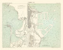 Vintage Map of Cadix, Spain 1888