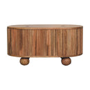 Soba - Ball Lid Up Coffee Table - Oak by Unique Piece Furniture