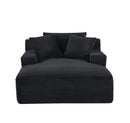 Cloudline - Oversized Chaise Lounge, Modern Comfy Couch With Full Foam Cushioning, Cozy Sleeper Sofabed by HouseOfZazla