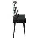 Darby - Writing Desk With USB Ports - Black by HouseOfZazla