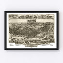 Vintage Map of Chester, Pennsylvania 1895