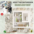 Wall-Mounted Bathroom Cabinet With Mirror And Adjustable Shelves by Unique Piece Furniture