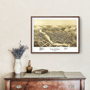 Vintage Map of Clearfield, Pennsylvania 1895