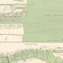 Vintage Map of Jakarta, Indonesia 1888