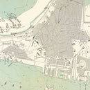 Vintage Map of Mumbai, India 1883