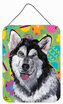 Alaskan Malamute Easter Eggtravaganza Wall or Door Hanging Prints SC9489DS1216