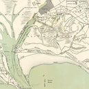 Vintage Map of Karachi, Pakistan 1888