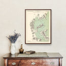 Vintage Map of St. Thomas, 1873