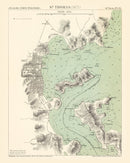 Vintage Map of St. Thomas, 1873