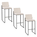 Fuji - Contemporary High Back Barstool Elegant Design by HouseOfZazla