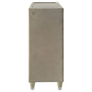 Lorient 8-drawer LED Bedroom Dresser Cabinet Ivory and Camel