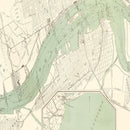 Vintage Map of Philadelphia, Pennsylvania 1885