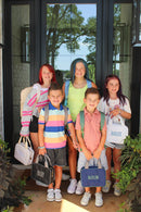 Black + Grey Colorblock Backpack - NO CUSTOMIZATION