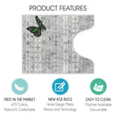 Arizona Design U Shape Bathroom Rug | 20”x24" | Multicolor